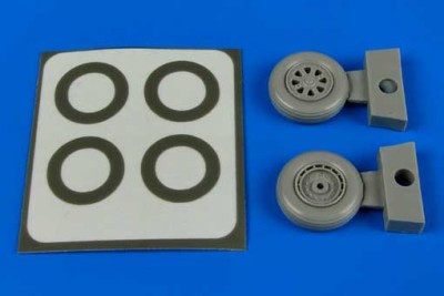 Aires 7301 F6F Hellcat wheels (type B) &amp; paint masks 1/72
