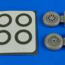 Aires 7301 F6F Hellcat wheels (type B) & paint masks 1/72
