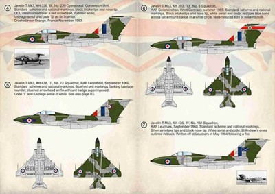 Print Scale 72-371 Gloster Javelin Mk.1/Mk.2 (wet decals) Pt.2 1/72