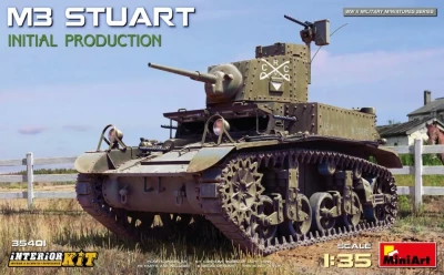 Miniart 35401 M3 Stuart Initial Prod. w/ Interior Kit 1/35