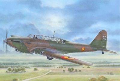 Frrom-Azur FR0046 Fairey Battle Mk.I in BelgiumBelgium T70 in Belgium, 1940 1/72