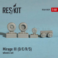 ResKit RS48-0029 Mirage III (D/E/R/S) wheels set 1/48