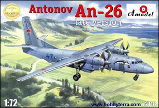 Amodel 72118 An-26 late version 1/72