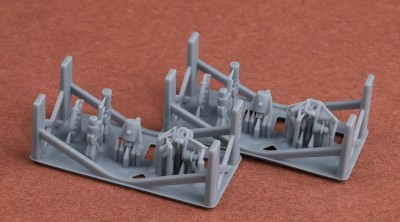 Sbs Model 3D017 Towing pintles for German WWII vehicles (2x) 1/72