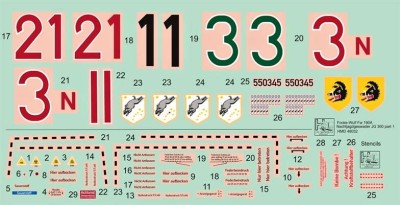 HM Decals HMD-48032 1/48 Decals Fw 190A Wilde Sau JG 300