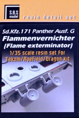 Sbs Model 35040 Sd.Kfz.171 Panther Ausf.G Flame exterminator 1/35
