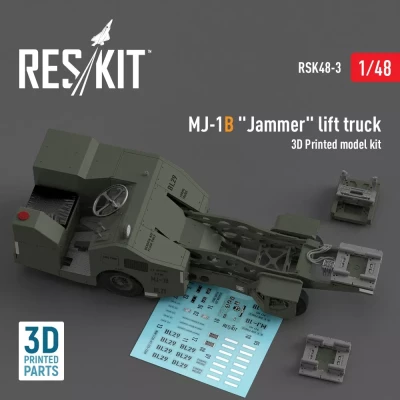 Reskit R48003 MJ-1B 'Jammer' lift truck (3D Printed model) 1/48