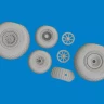 Eduard 6481113 BRASSIN B-24D wheels (HOBBYB) 1/48