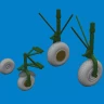 Eduard 6481113 BRASSIN B-24D wheels (HOBBYB) 1/48