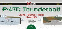 Dk Decals 72151 P-47D Thunderbolt CBI 1944-45 (9x camo) 1/72