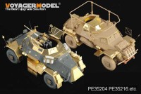 Voyager Model PE35204 WWII Sd.Kfz 222 4Rad (For TAMIYA) 1/35