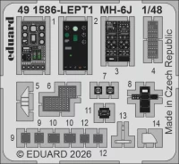 Eduard 491586 SET MH-6J (ICM) 1/48