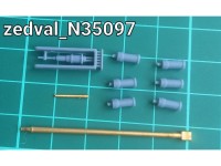 Zedval N35097 Набор деталей для МВ БМ-30-Д (для Камаз Тайфун ВДВ) 1/35