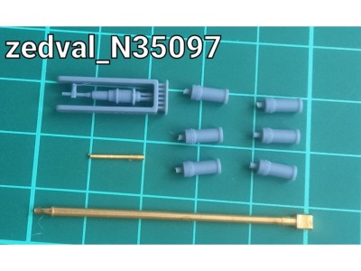 Zedval N35097 Набор деталей для МВ БМ-30-Д (для Камаз Тайфун ВДВ) 1/35
