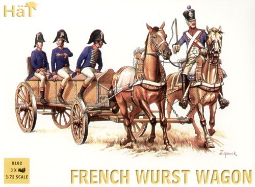 HAT 8102 French Wurst Wagon A1035R Restocks Production 1/72
