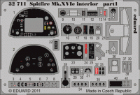 Eduard 32711 Spitfire Mk.XVIe interior S.A.