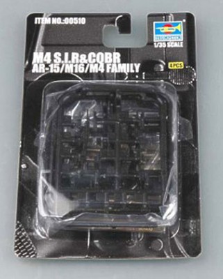 Trumpeter 00510 Американское стрелковое оружие AR-15/M16/M4 FAMILY-M4S.I.R&amp;CQBR 1/35