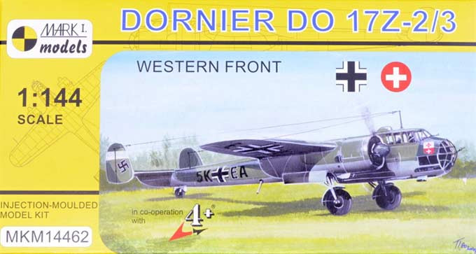 Mark 1 Models MKM-14462 Dornier Do 17Z-2/3 Western Front (4x camo) 1/144