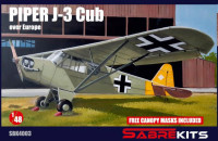 Sabre Kits SBK48003 Piper J-3 Cub over Europe (3x camo) 1/48