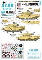 Star Decals 35-C1304 Desert Storm # 4.British Centurion in the Gulf 1990-91. Operation Granby and Desert Sabre.Centurion 165mm AVRE 1/35