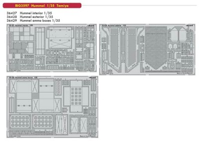 Eduard BIG03597 1/35 Hummel (TAM)