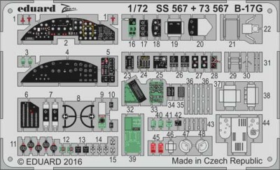 Eduard SS567 B-17G 1:72