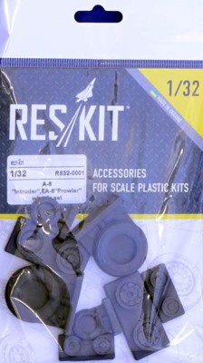 Reskit RS32-0001 A-6 Intruder / EA-6 Prowler - wheels (TRUMP) 1/32