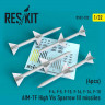 Reskit RS32-0322 AIM-7F High Vis Sparrow III missiles (4 pcs.) 1/32