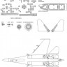 New Ware NWA-M0875 Mask Su-35 Flanker-E ADVANCED (KITTYH) 1/48