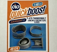 QuickBoost QB49124 P-47D Thunderbolt cowling&engine flaps closed 1/48