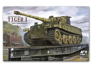 AFV club 35S25 Tiger I in Transporting (Late Version) 1/35