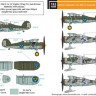 SBS model D72006 Декаль Gl.Gladiator (J8,J8A) Swedish AF Vol.II 1/72