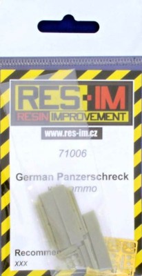 Res-Im RESIM71006 1/72 German Panzerschreck w/ ammo (resin&amp;PE set)