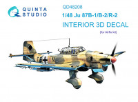 Quinta studio QD48208 Ju 87B-1/B-2/R-2 (Airfix) 1/48