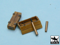 BlackDog T48015 PANTHER ammo boxes 1/48