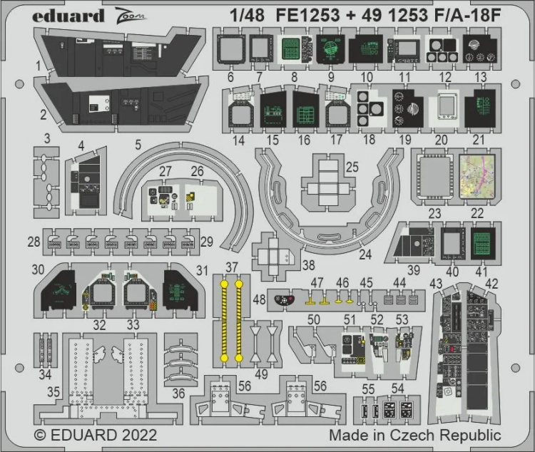 Eduard FE1253 F/A-18F (MENG) 1/48