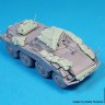 Black Dog T72170 Sd.Kfz.234/18 accessories set	(designed to be used with Hasegawa kits) 1/72