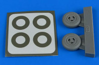 Aires 4798 Spitfire Mk.IX wheels (3-spoke) & paint masks 1/48