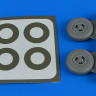 Aires 4798 Spitfire Mk.IX wheels (3-spoke) & paint masks 1/48