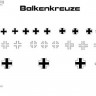 Colibri decals 10001 Balkenkreuze 1/100
