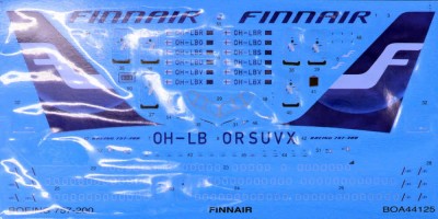 BOA Decals 44125 Boeing 757-200 FINNAIR (ZVE) 1/144