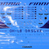 BOA Decals 44125 Boeing 757-200 FINNAIR (ZVE) 1/144