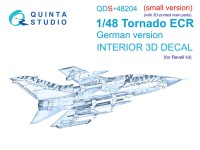 Quinta Studio QDS+48204 Tornado ECR German (Revell) (малая версия) (с 3D-печатными деталями) 1/48