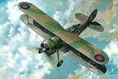 Roden 48438 Gloster Gladiator Mk.I/Mk.II/J8 Meteorologikal 1/48