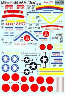 Print Scale 72-068 Mitsubishi A6M Zero 1/72