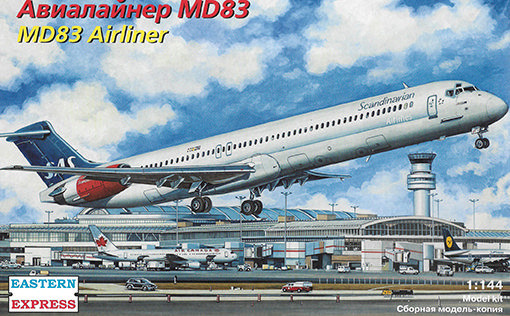 Восточный экспресс 144112 Авиалайнер MD-80 SAS 1/144
