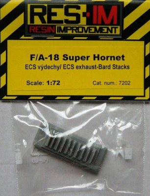 RES-IM RESIM7202 1/72 F/A-18 Super Hornet ECS exhaust - Bard stacks
