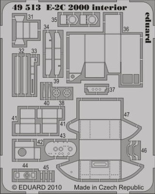 Eduard 49513 E-2C 2000 interior S.A.