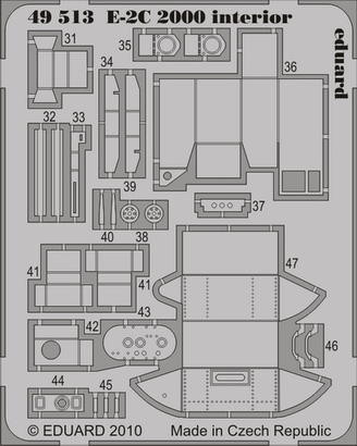 Eduard 49513 E-2C 2000 interior S.A.