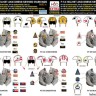 HAD 721012 F-14 Helmet & dress sewing markings Vol.4 1/72
